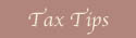 Tax Tips